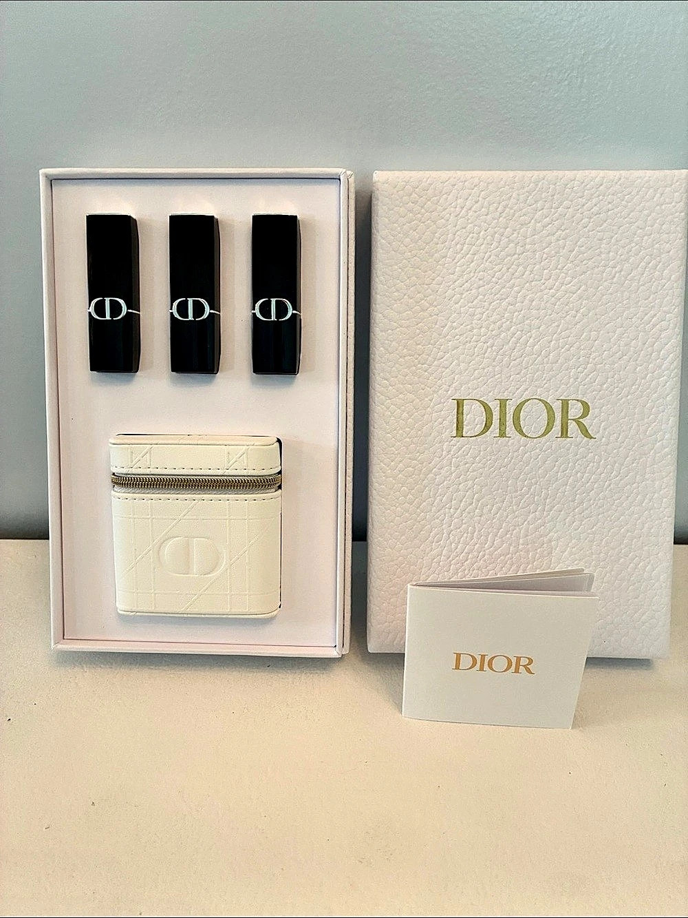 Dior Rouge Dior Mini Lipstick Gift Set with Exclusive Lipstick Holder Rouge Mini